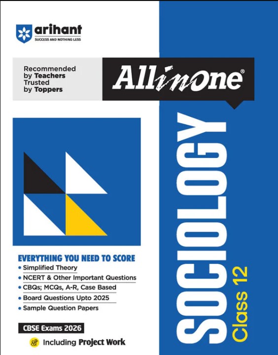 CBSE All in One Sociology Science Class 12 Exam 2025-26